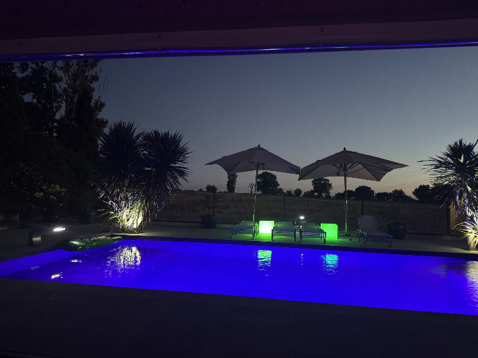 eclairage piscine